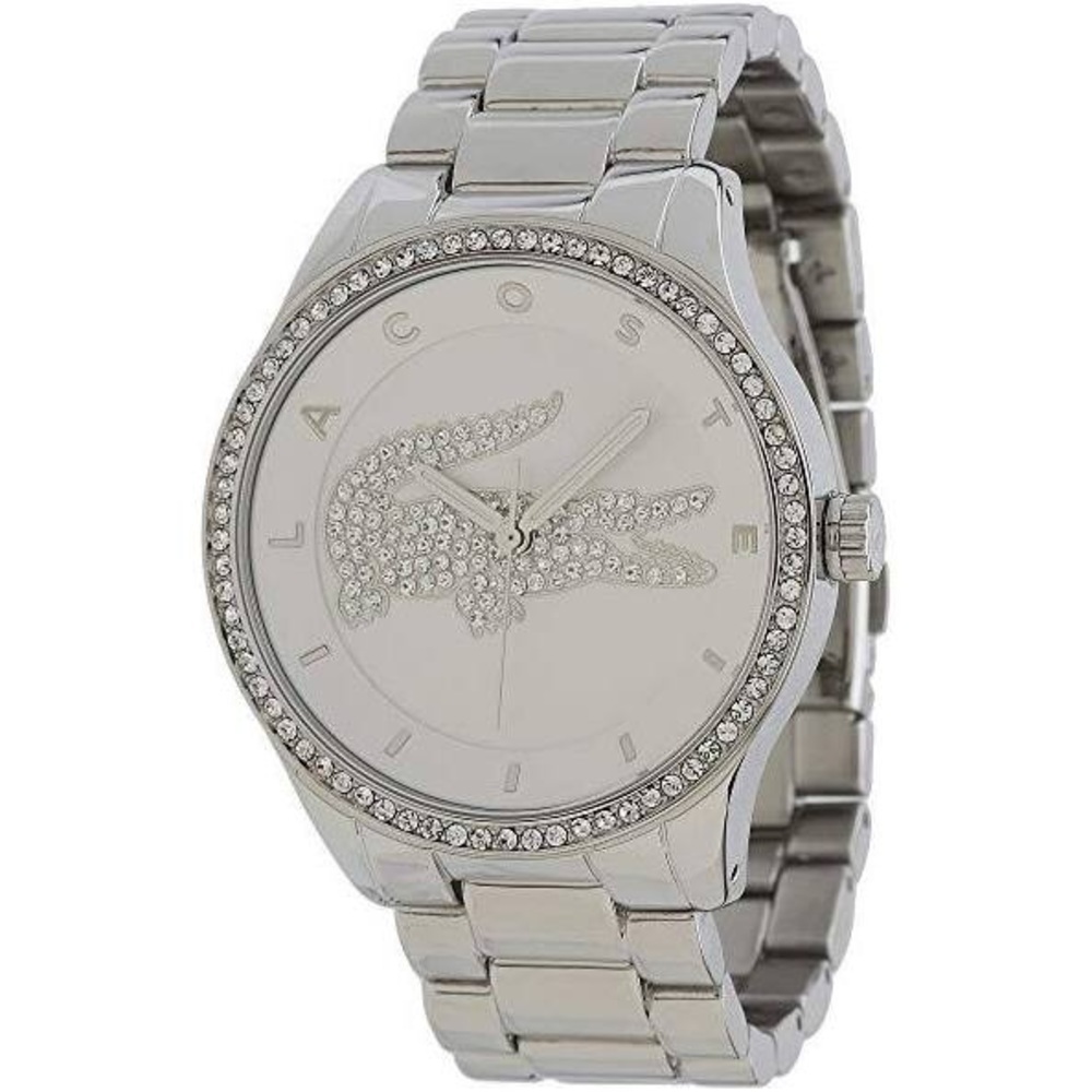 🐊New Lacoste Victoria (Silver) analog watch 🐊